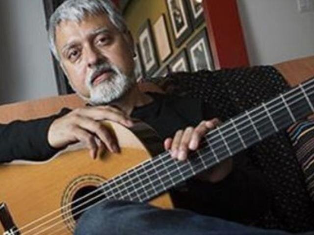 A poster for Fareed Haque Group Acoustic  event