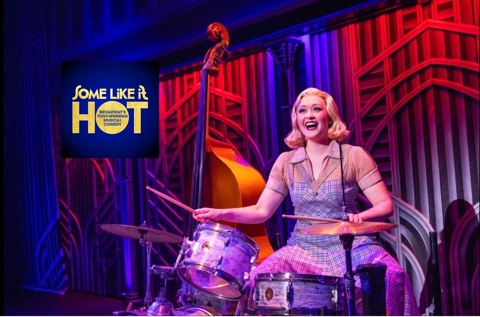 A poster for Some Like it Hot event