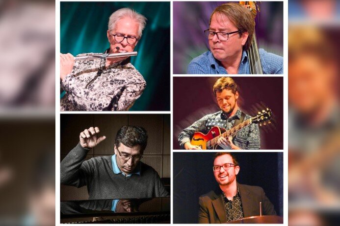 A poster for Joe Anderies with Dr. Adrian Hererra Escobar  event