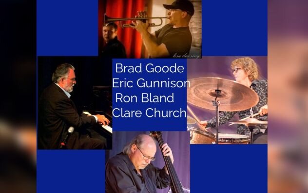 A poster for Clare Church Quartet: Goode/Gunnison/Bland/Church event