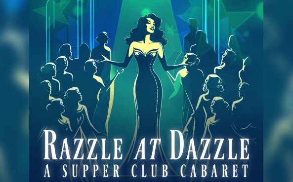 A poster for Foothills Community Choir presents: Razzle at Dazzle  event