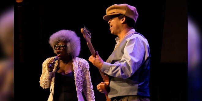 A poster for Lionel Young Band with Erica Brown  event