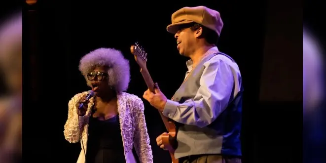 A poster for Lionel Young Band with Erica Brown  event