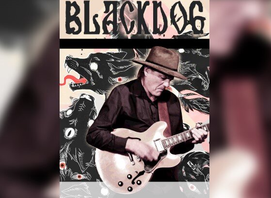 A poster for Jon Blackdog Ridnell  event