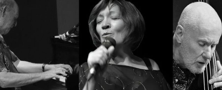 A poster for Art Lande/ Marguerite Juenemann/Bill McCrosson event