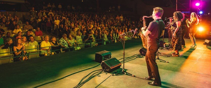 A poster for City Park Jazz 2025: Colorado Jazz Repertory Orchestra  event