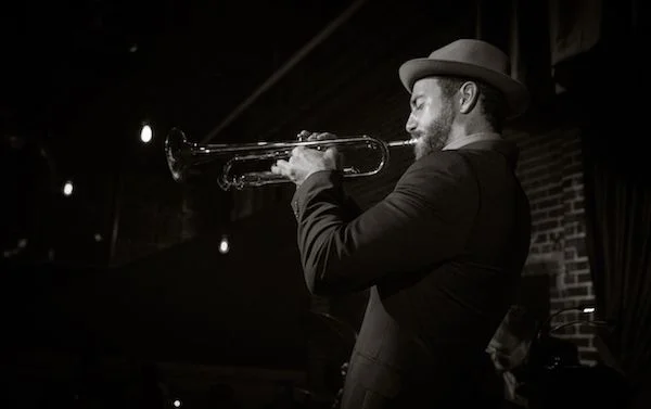 A poster for The Gabriel Mervine Quartet event