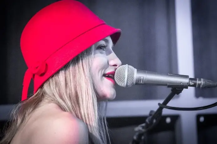 A poster for Laid Back Swing: Chantil Presents the music of Nat King Cole  event