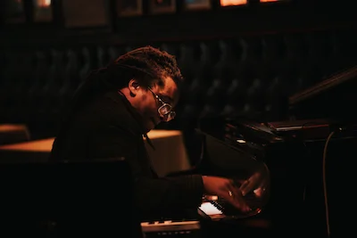 A poster for The Max Moore Quartet Plays McCoy & Mulgrew event