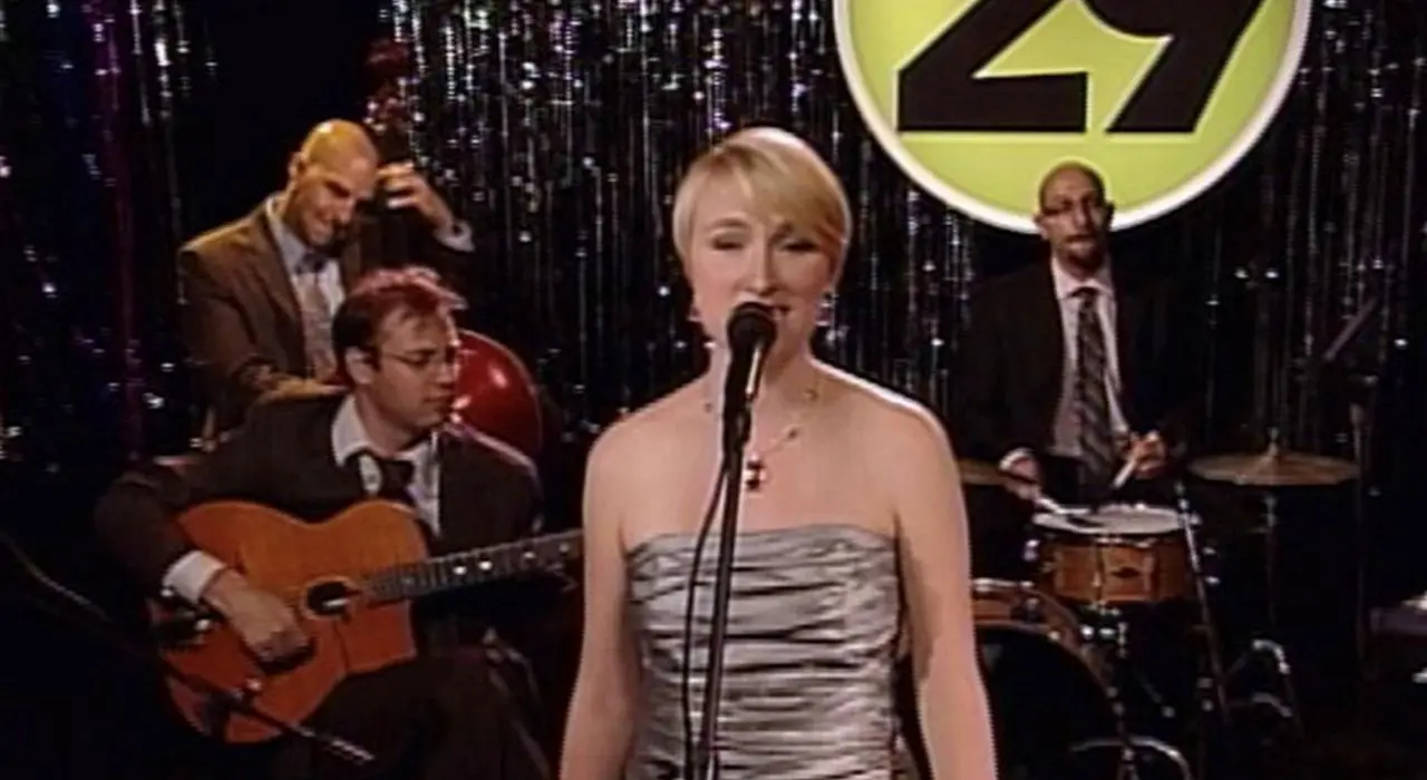 A poster for Sunday Concert Series | Aaron Walker - Swing Je T'aime featuring Chanson Laura Iyengar event