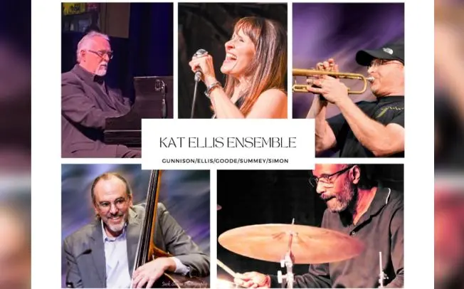 A poster for Kat Ellis Ensemble event