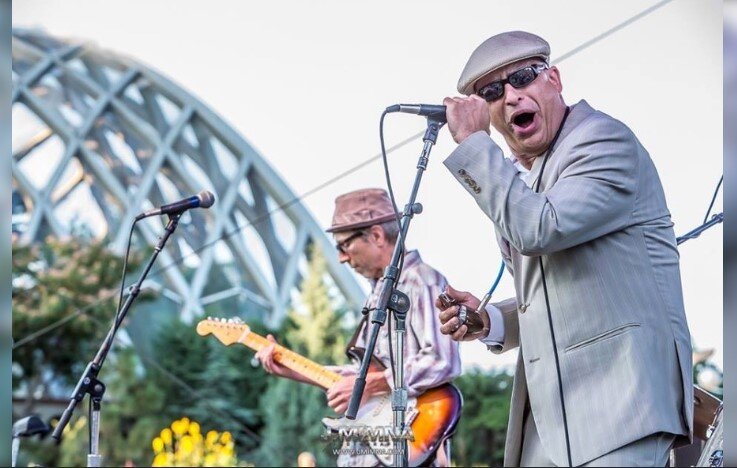 A poster for The Delta Sonics  event