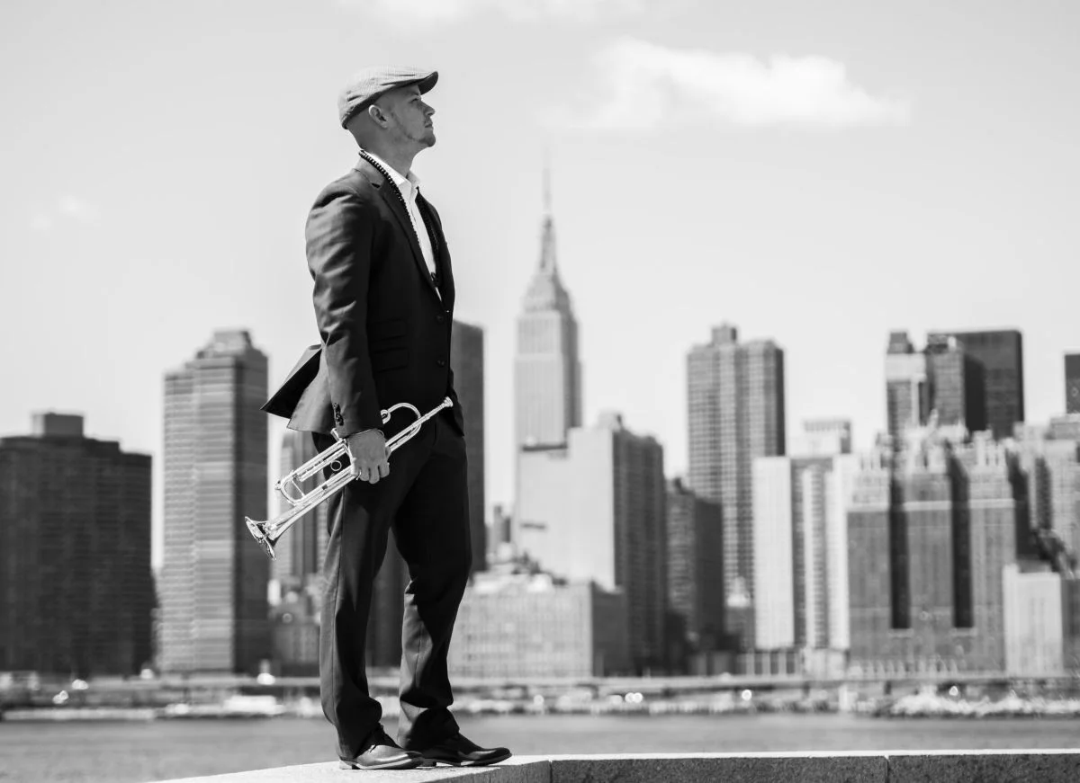 A poster for Jonathan Powell Quintet: Power of Positive Swing event