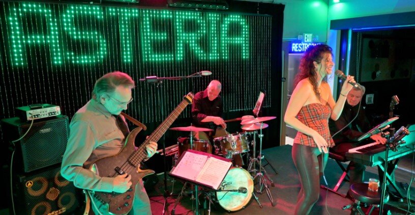 A poster for Asteria Jazz Collective event