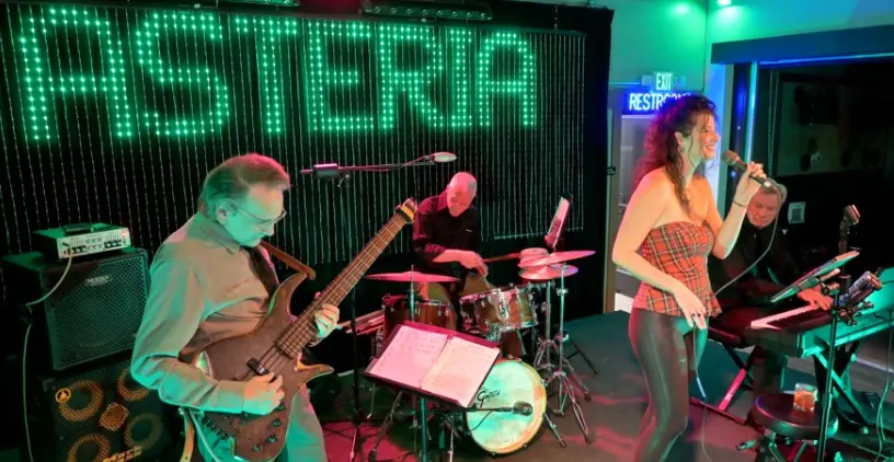 A poster for Asteria Jazz Collective event