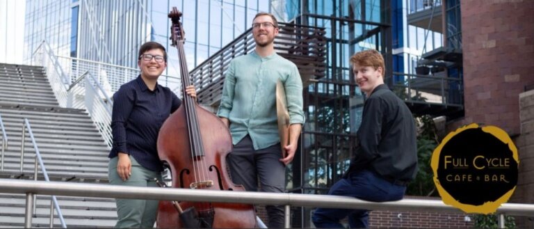 A poster for Jazz Supper Club Series | Domi Edson Trio event