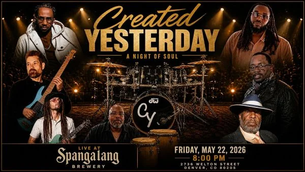 A poster for A Night of Soul: Created Yesterday event