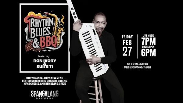 A poster for Ron Ivory & Suite Ti event