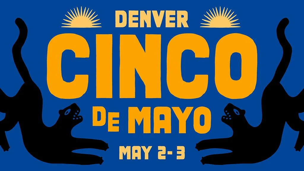 A poster for KUVO JAZZ and THE DROP 104.7 at Cinco de Mayo event