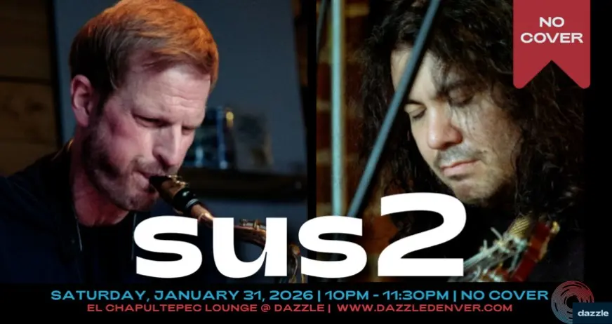 A poster for El Chapultepec Lounge presents: sus2 event