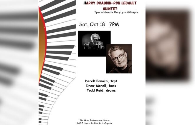 A poster for Ron LeGault Quintet  event