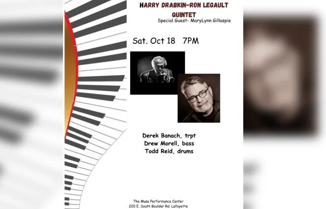 A poster for Ron LeGault Quintet  event