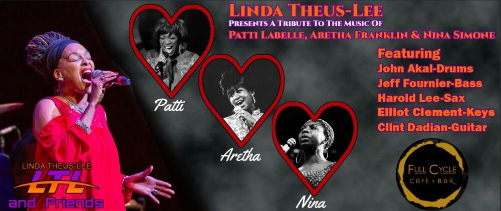 A poster for JAZZ SUPPER CLUB SERIES | Linda Theus-Lee and Friends event