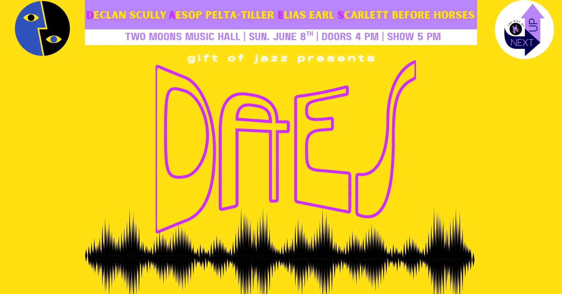 A poster for NextUp: DAES event