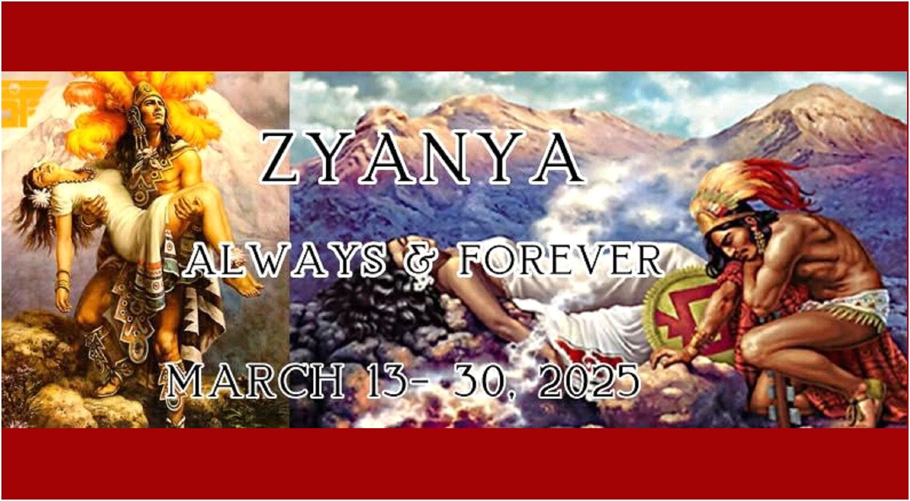 A poster for Zyanya Always & Forever event