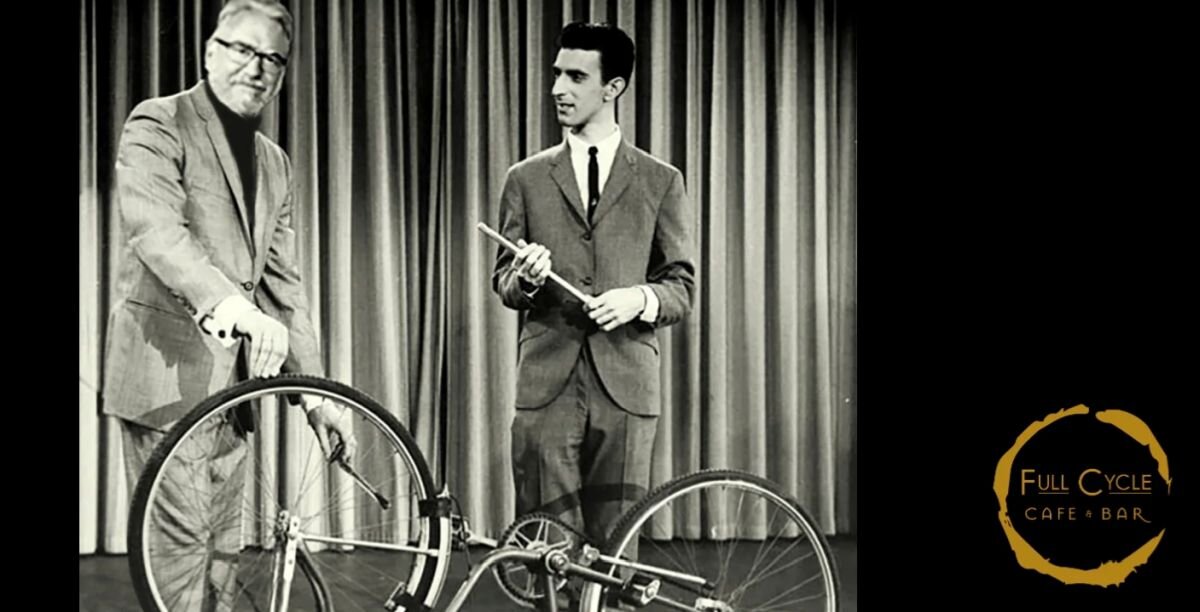 A poster for JAZZ SUPPER CLUB SERIES | Dave Corbus Quartet - Frank Zappa at the Bike Shop Tribute event