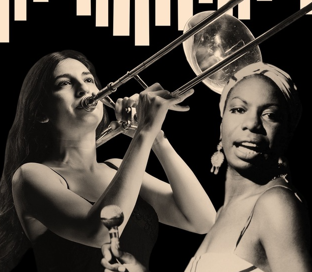 A poster for Nani Vazana Plays Nina Simone (and J.S. Bach) event