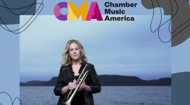 A poster for Gift of Jazz Presents: Ingrid Jensen Quartet event