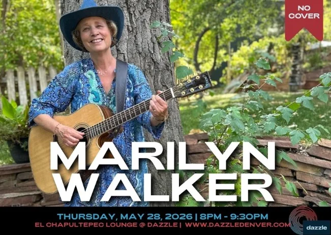 A poster for El Chapultepec Lounge presents: Marilyn Walker event