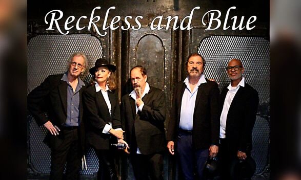 A poster for Reckless and Blue event