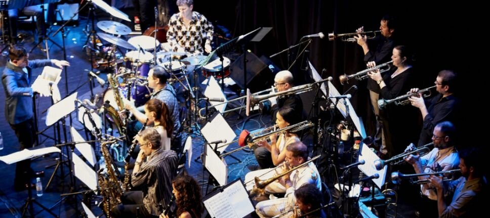 A poster for Darcy James Argue's Secret Society event