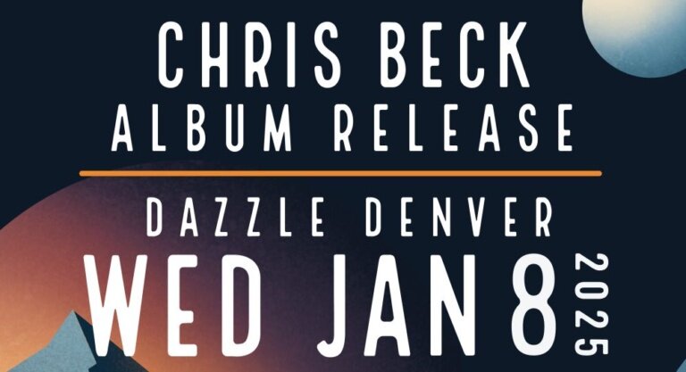A poster for Chris Beck Album Release event