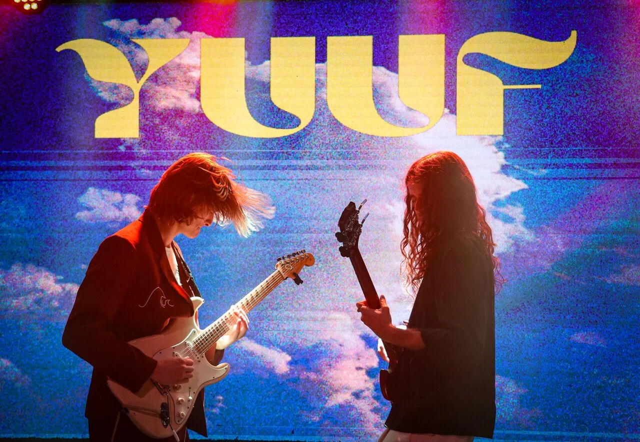 Hugo Cottu-guitar and Anthony Boatright on bass