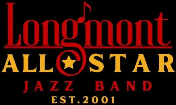 A poster for Longmont All Stars Jazz Band event