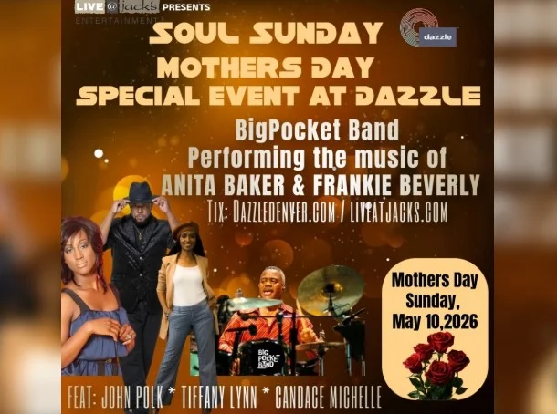 A poster for Live at Jack's presents: BigPocket- Tribute to Anita Baker & Frankie Beverly event