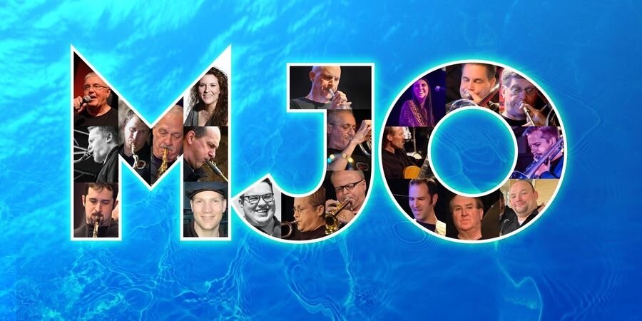 A poster for Metropolitan Jazz Orchestra Presents A Tribute to Quincy Jones event