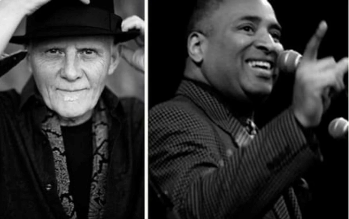 A poster for JAZZ SUPPER CLUB SERIES | Mark Oblinger and Robert Johnson event