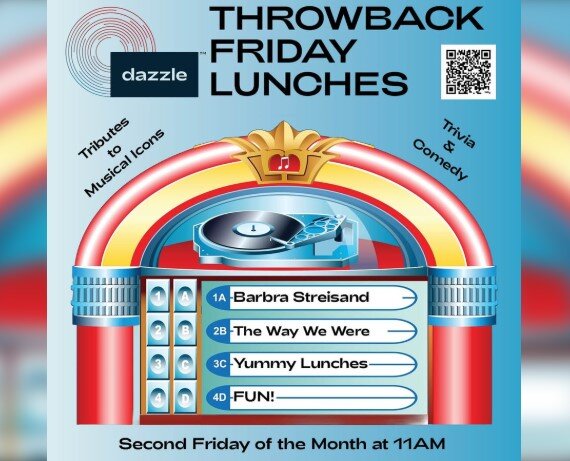 A poster for Throwback Friday: Barbra Steisand event