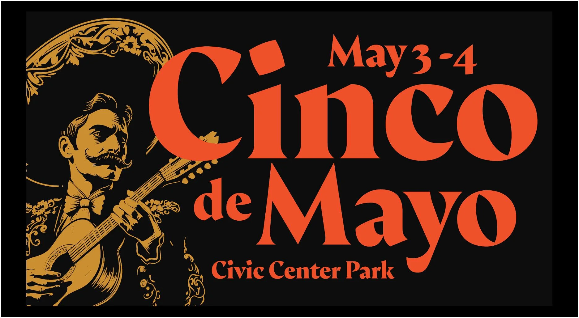 A poster for Denver Cinco de Mayo Festival event