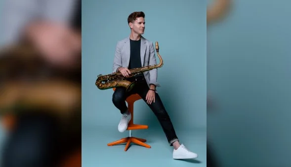 A poster for Ben Wendel with Taylor Eigsti (piano), Harish Raghavan (bass) and Nate Wood (drums) event