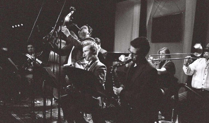 A poster for Jeremy Moheny and his Orchestra  event