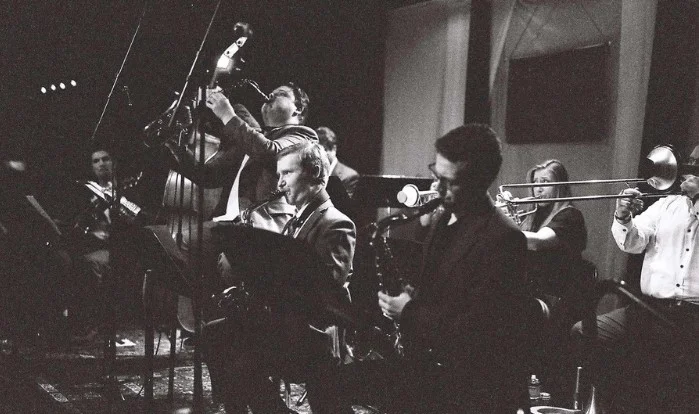 A poster for Jeremy Moheny and his Orchestra  event