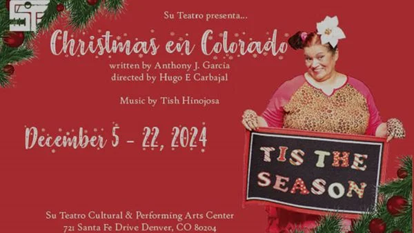 A poster for Christmas en Colorado event
