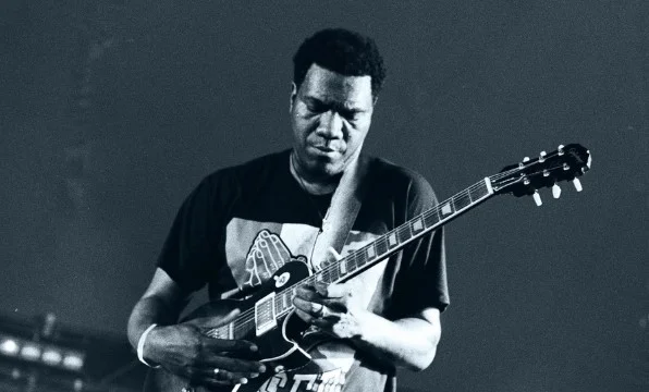 A poster for Ken Burnside Blues Band event