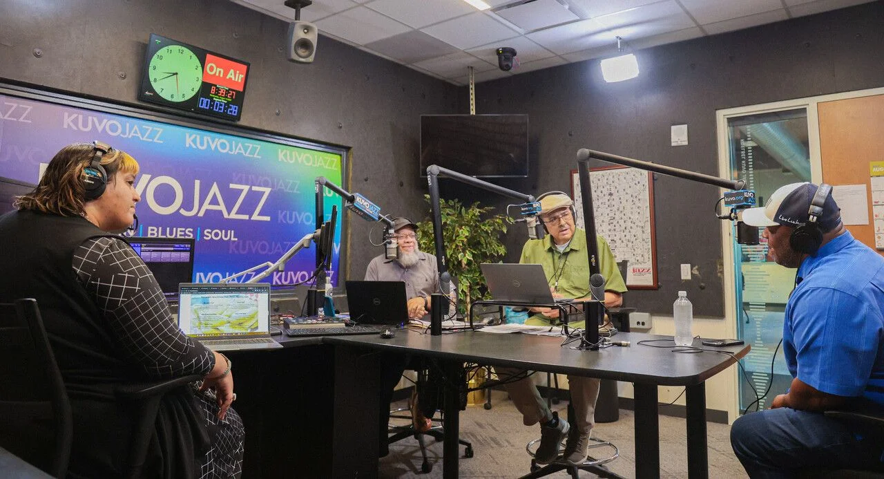 l-r: Abi Clark, Steve Chavis, Carlos Lando, and Michael Mares