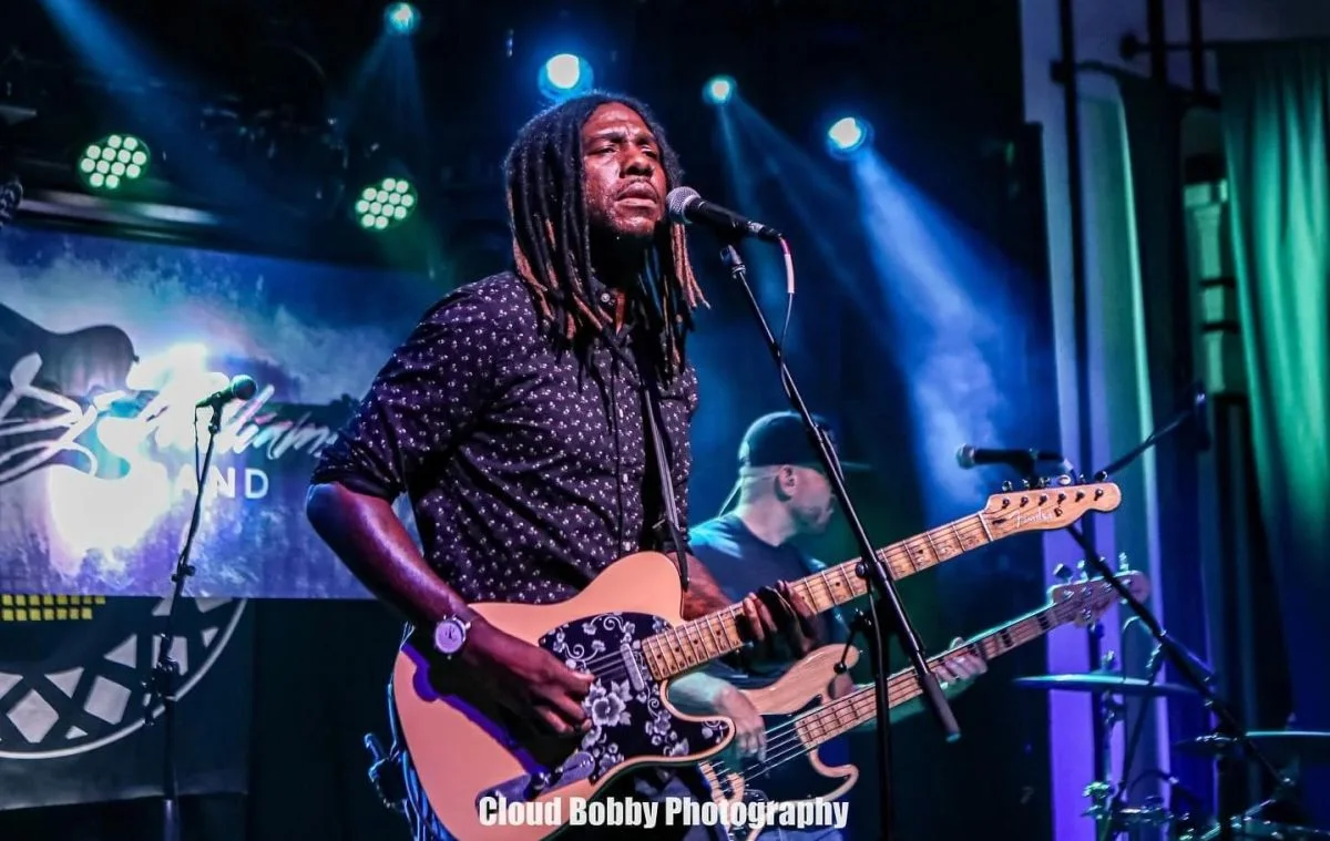 A poster for City Park Jazz: DJ Williams Band event